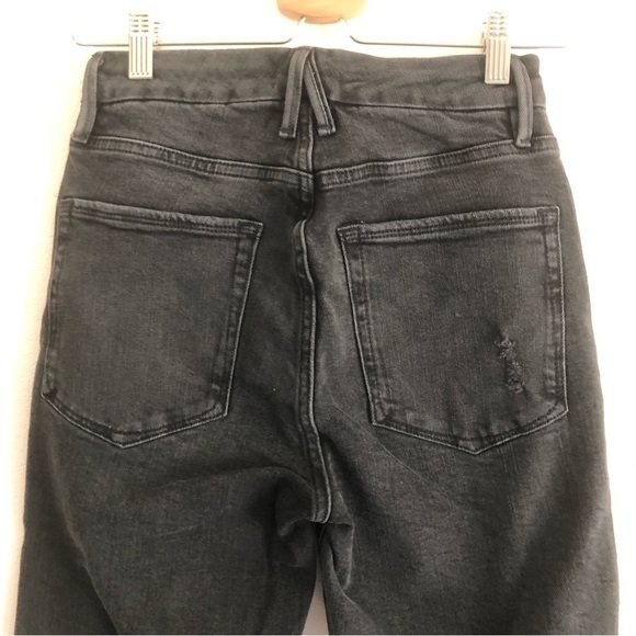 Good American Good Classic Jeans Black 114 Size 2 - Picture 10 of 12